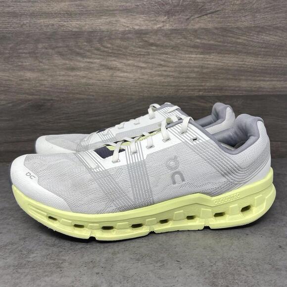 On Cloudgo Running Shoes Mens Size 13 Grey Green Sneakers